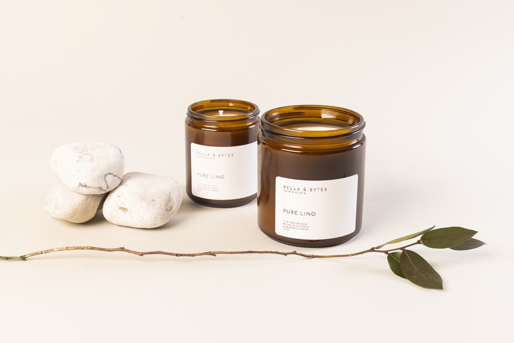 VELA DE SOJA PURE LINO